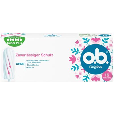 o.b., Tampons, O.B Original Ultra tampony 16szt. (16x) o.b., Tampons, O.B Original Ultra tampony 16szt. (16x)