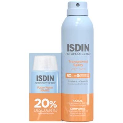 Isdin, Sonnencreme, Fotoprotector Facial Y Cuerpo Spf50 Estuche 2 pz (SPF 50, 200 ml) Isdin, Sonnencreme, Fotoprotector Facial Y Cuerpo Spf50 Estuche 2 pz (SPF 50, 200 ml)