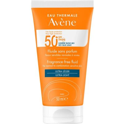 Avène, Sonnencreme, Sonnenfluid ohne Duft SPF50+ (SPF 50+, 50 ml) Avène, Sonnencreme, Sonnenfluid ohne Duft SPF50+ (SPF 50+, 50 ml)