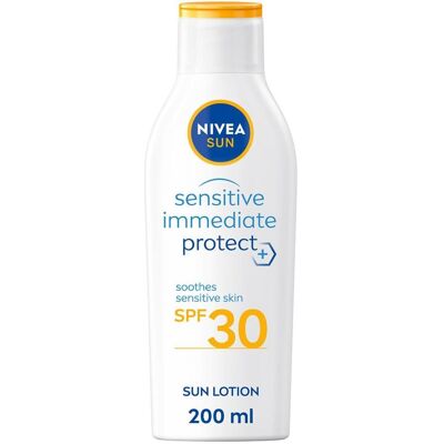 NIVEA SUN Sensitive SPF30 - Sensitive Immediate Protect Sonnenlotion NIVEA SUN Sensitive SPF30 - Sensitive Immediate Protect Sonnenlotion