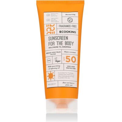 Ecooking, Sonnencreme, Feuchtigkeitsspendender Sonnenschutz für den Körper SPF 50 200 ml (SPF 50, 200 ml) Ecooking, Sonnencreme, Feuchtigkeitsspendender Sonnenschutz für den Körper SPF 50 200 ml (SPF 50, 200 ml)
