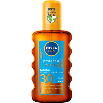 NIVEA SUN Protect & Bronze Sonnenöl-Spray SPF 30 NIVEA SUN Protect & Bronze Sonnenöl-Spray SPF 30
