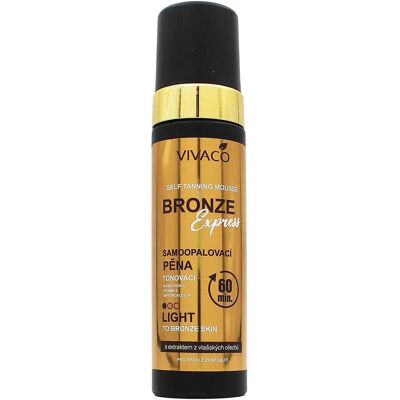 Vivapharm, Selbstbräuner, Vivaco Bronze Express Light Selbstbräunungsmousse 200 ml (200 ml) Vivapharm, Selbstbräuner, Vivaco Bronze Express Light Selbstbräunungsmousse 200 ml (200 ml)