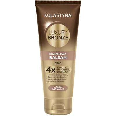 Kolastyna, Selbstbräuner, Luxury Bronze Bronzing Body Lotion für helle Haut 200ml (Selbstbräunungscreme, 200 ml) Kolastyna, Selbstbräuner, Luxury Bronze Bronzing Body Lotion für helle Haut 200ml (Selbstbräunungscreme, 200 ml)