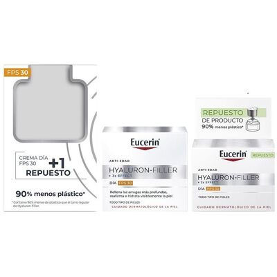 Eucerin, Sonnencreme, Hyaluron Filler Day Spf30 Recharge 2 Units Hydrating Sunscreen For Facial Care (SPF 30, 50 ml) Eucerin, Sonnencreme, Hyaluron Filler Day Spf30 Recharge 2 Units Hydrating Sunscreen For Facial Care (SPF 30, 50 ml)