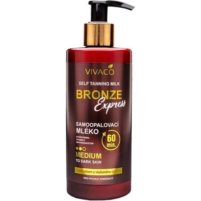 Vivapharm, Selbstbräuner, Vivaco Bronze Express Medium Selbstbräunungsmilch 300 ml (300 ml) Vivapharm, Selbstbräuner, Vivaco Bronze Express Medium Selbstbräunungsmilch 300 ml (300 ml)