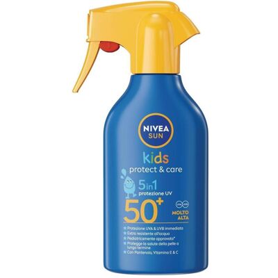 NIVEA, Sonnencreme, Sun Kids Protect & Care Trigger Spf 50 250 Ml (SPF 50, 250 ml) NIVEA, Sonnencreme, Sun Kids Protect & Care Trigger Spf 50 250 Ml (SPF 50, 250 ml)