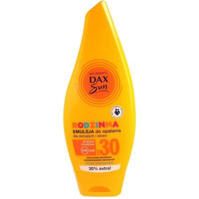 Dax Sun Family Sonnencreme Emulsion SPF30 - Sonnenschutz für alle Dax Sun Family Sonnencreme Emulsion SPF30 - Sonnenschutz für alle