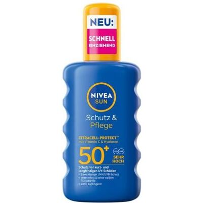 NIVEA, Sonnencreme, Schutz & Pflege (SPF 50+, 200 ml) NIVEA, Sonnencreme, Schutz & Pflege (SPF 50+, 200 ml)