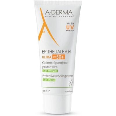 A-Derma Epitheliale AH Ultra SPF50+ Schutzcreme - Repariert, Verhindert Hautmarkierungen, Hochschutz SPF 50+ A-Derma Epitheliale AH Ultra SPF50+ Schutzcreme - Repariert, Verhindert Hautmarkierungen, Hochschutz SPF 50+
