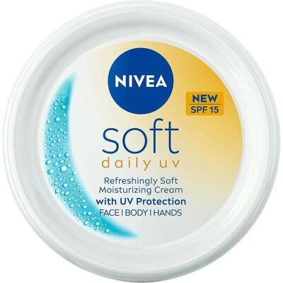 NIVEA, Sonnencreme, Soft Daily UV SPF 15 100ml (SPF 15, 100 ml) NIVEA, Sonnencreme, Soft Daily UV SPF 15 100ml (SPF 15, 100 ml)