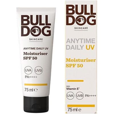 Bulldog, Sonnencreme, Crema Idratante Giornaliera UV SPF 50 per Ogni Momento (SPF 50, 75 ml) Bulldog, Sonnencreme, Crema Idratante Giornaliera UV SPF 50 per Ogni Momento (SPF 50, 75 ml)