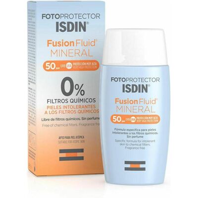 Isdin Fusion Fluid Mineral SPF 50+ - Sonnenschutz Isdin Fusion Fluid Mineral SPF 50+ - Sonnenschutz