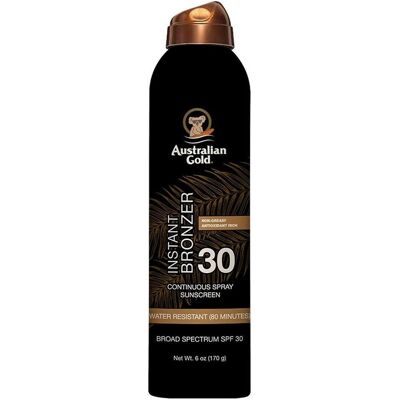 Australian Gold, Sonnencreme, Sonnenspray LSF 30 Continuous Bronzer 177 ml (SPF 30, 177 ml) Australian Gold, Sonnencreme, Sonnenspray LSF 30 Continuous Bronzer 177 ml (SPF 30, 177 ml)