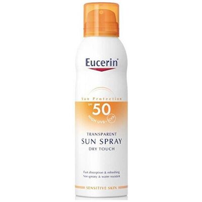 Eucerin Sonnenschutz SPF 50 Transparent Spray - Sonnenschutz Eucerin Sonnenschutz SPF 50 Transparent Spray - Sonnenschutz