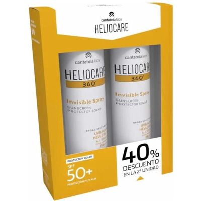 Heliocare, Sonnencreme, 360º protector solar spray transparente SPF50+ pack 2 x 200 ml (SPF 50+, 200 ml) Heliocare, Sonnencreme, 360º protector solar spray transparente SPF50+ pack 2 x 200 ml (SPF 50+, 200 ml)