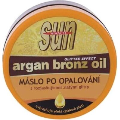 Vivapharm, After Sun, Sonne Argan Bronz Öl Maslo Po Opalovani S Rozjasnujicimi Zlatymi Glitry 200ml (200 ml, After Sun Gel) Vivapharm, After Sun, Sonne Argan Bronz Öl Maslo Po Opalovani S Rozjasnujicimi Zlatymi Glitry 200ml (200 ml, After Sun Gel)
