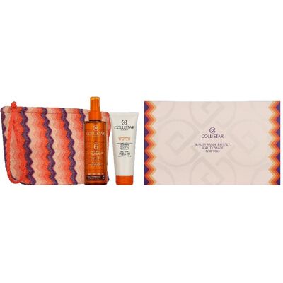 Collistar, Beauty Geschenkset, Sun Kit Dry Oil Tanning Spf 6 200ml After Sun Balm 100ml Pouch Collistar, Beauty Geschenkset, Sun Kit Dry Oil Tanning Spf 6 200ml After Sun Balm 100ml Pouch