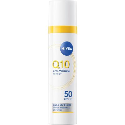 NIVEA, Sonnencreme, Daily Facial Fluid Spf 50 Q10 Anti-Wrinkle Expert - 40 Ml (SPF 50, 40 ml) NIVEA, Sonnencreme, Daily Facial Fluid Spf 50 Q10 Anti-Wrinkle Expert - 40 Ml (SPF 50, 40 ml)