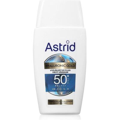 Astrid, Sonnencreme, Filling Daily Facial Fluid Spf 50 Hyaluronic Gold - 50 Ml (SPF 50, 50 ml) Astrid, Sonnencreme, Filling Daily Facial Fluid Spf 50 Hyaluronic Gold - 50 Ml (SPF 50, 50 ml)