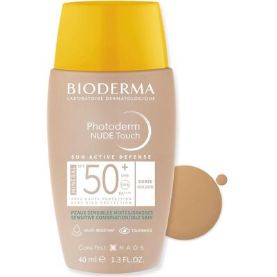 Bioderma Photoderm Nude Touch SPF50+ (40ml) - Goldene Bioderma Photoderm Nude Touch SPF50+ (40ml) - Goldene