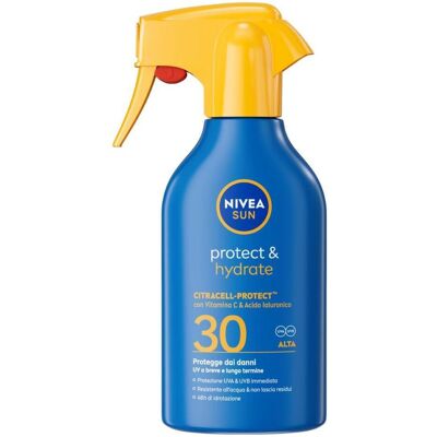 NIVEA, Sonnencreme, Sun Protect & Hydrate Trigger Spf 30 250 Ml (SPF 30, 250 ml) NIVEA, Sonnencreme, Sun Protect & Hydrate Trigger Spf 30 250 Ml (SPF 30, 250 ml)
