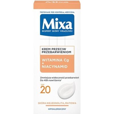 Mixa, Sonnencreme, Mixalab Radiance Fluid Face Cream With Vitamin C And Spf20 For Imperfections 50ml (SPF 20, 50 ml) Mixa, Sonnencreme, Mixalab Radiance Fluid Face Cream With Vitamin C And Spf20 For Imperfections 50ml (SPF 20, 50 ml)