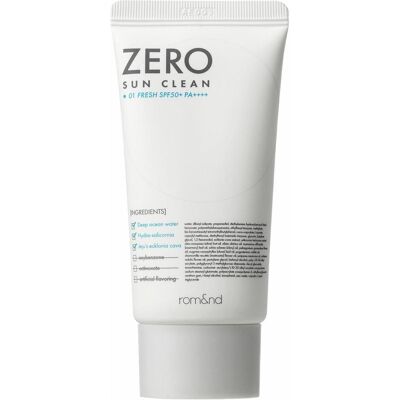 Rom&Nd, Sonnencreme, ZERO SUN 02 Tone Up SPF50 PA Daily Sunscreen Brightening Non-Greasy Watery Texture Soft Finish Power (SPF 50+, 50 ml) Rom&Nd, Sonnencreme, ZERO SUN 02 Tone Up SPF50 PA Daily Sunscreen Brightening Non-Greasy Watery Texture Soft Finish Power (SPF 50+, 50 ml)