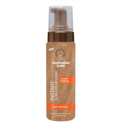 Australian Gold, Selbstbräuner, Instant Sunless (Selbstbräunungsschaum, 177 ml) Australian Gold, Selbstbräuner, Instant Sunless (Selbstbräunungsschaum, 177 ml)
