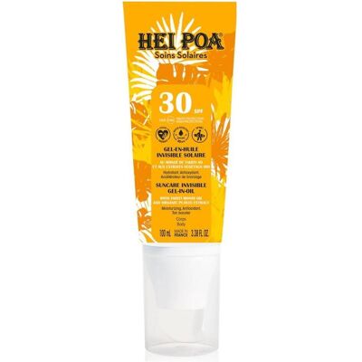 Hei Poa, Sonnencreme, gel activateur de bronzage monoï&actifs végétaux bio SPF30 100 ml (SPF 30, 100 ml) Hei Poa, Sonnencreme, gel activateur de bronzage monoï&actifs végétaux bio SPF30 100 ml (SPF 30, 100 ml)