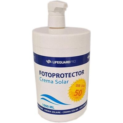 Lifeguard Pro, Sonnencreme, Sonnencreme Faktor UV50+, 1000ml (SPF 50+, 1000 ml) Lifeguard Pro, Sonnencreme, Sonnencreme Faktor UV50+, 1000ml (SPF 50+, 1000 ml)