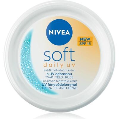 NIVEA, Sonnencreme, Moisturizing Cream With Uv Protection Spf 15 Soft Daily Uv Cream - 100 Ml (SPF 15, 100 ml) NIVEA, Sonnencreme, Moisturizing Cream With Uv Protection Spf 15 Soft Daily Uv Cream - 100 Ml (SPF 15, 100 ml)