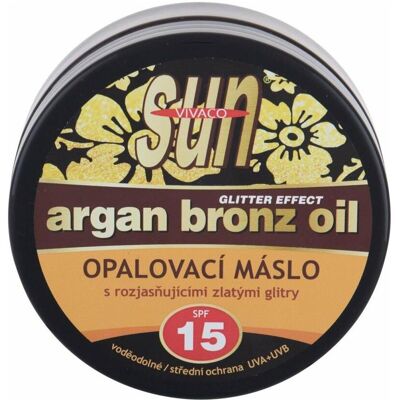Vivapharm, Sonnencreme, Sun Argan Bronz Oil Glitter Effect Spf15 Opalovaci Maslo S Arganovym Olejem A Trpytkami (SPF 15, 200 ml) Vivapharm, Sonnencreme, Sun Argan Bronz Oil Glitter Effect Spf15 Opalovaci Maslo S Arganovym Olejem A Trpytkami (SPF 15, 200 ml)