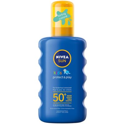 NIVEA, Sonnencreme, Kids Protect & Care Sonnenspray LSF 50+ (SPF 50+, 200 ml) NIVEA, Sonnencreme, Kids Protect & Care Sonnenspray LSF 50+ (SPF 50+, 200 ml)