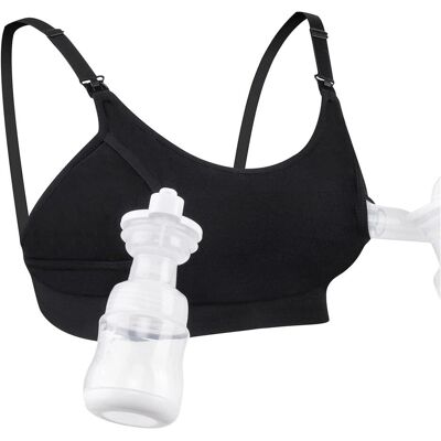 Momcozy, Still-BHs, Nursing & Pumping Bra, Schwarz, (L) Momcozy, Still-BHs, Nursing & Pumping Bra, Schwarz, (L)