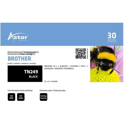 Astar, Toner, AS20500 BROTHER TN249BK MFC Toner Astar, Toner, AS20500 BROTHER TN249BK MFC Toner