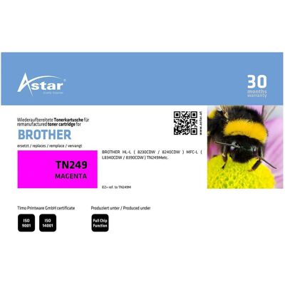 Astar, Toner, AS20502 BROTHER TN249M MFC Toner Astar, Toner, AS20502 BROTHER TN249M MFC Toner