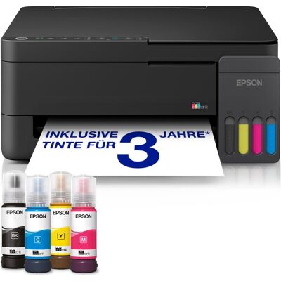 Epson EcoTank ET-2910 (Tintentank, Farbe), Drucker, Schwarz Epson EcoTank ET-2910 (Tintentank, Farbe), Drucker, Schwarz