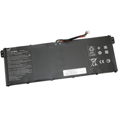 Origin Storage AC14B7K-BTI (4 Zellen, 3320 mAh), Notebook Akku, Schwarz Origin Storage AC14B7K-BTI (4 Zellen, 3320 mAh), Notebook Akku, Schwarz