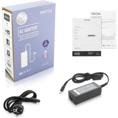 Mitsu notebook charger 19v 2.1a 3.0x1.1 - samsung (40 W), Notebook Netzteil, Schwarz Mitsu notebook charger 19v 2.1a 3.0x1.1 - samsung (40 W), Notebook Netzteil, Schwarz