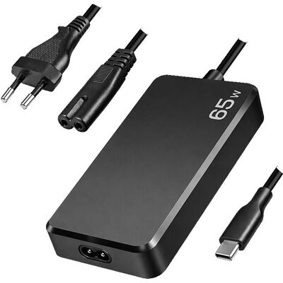 LogiLink Prüfen (65 W), Notebook Netzteil, Schwarz LogiLink Prüfen (65 W), Notebook Netzteil, Schwarz