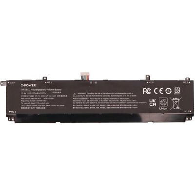 2-Power Main Battery Pack 11.4V 5200mAh (5200 mAh), Notebook Akku, Schwarz 2-Power Main Battery Pack 11.4V 5200mAh (5200 mAh), Notebook Akku, Schwarz