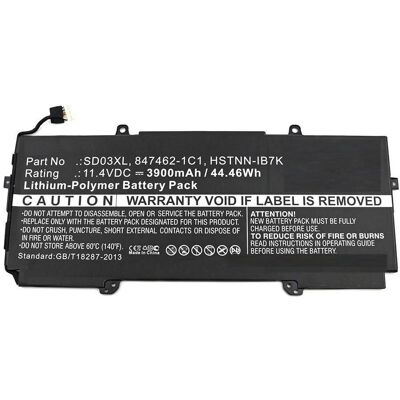 CoreParts Laptop Battery for HP (1 Zelle, 3900 mAh), Notebook Akku, Schwarz CoreParts Laptop Battery for HP (1 Zelle, 3900 mAh), Notebook Akku, Schwarz