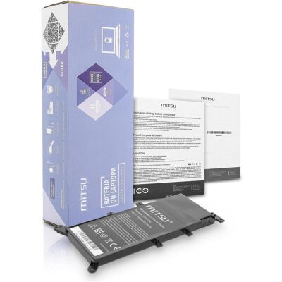 Mitsu BATTERY BC/AS-A555 (ASUS 5000 MAH 38 WH) - Batterie (4 Zellen, 5000 mAh), Notebook Akku, Schwarz Mitsu BATTERY BC/AS-A555 (ASUS 5000 MAH 38 WH) - Batterie (4 Zellen, 5000 mAh), Notebook Akku, Schwarz