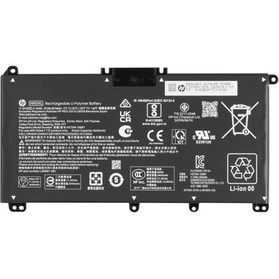 HP BATT 3C 41Wh 3.72Ah LI HW03041 (3 Zellen, 3720 mAh), Notebook Akku, Schwarz HP BATT 3C 41Wh 3.72Ah LI HW03041 (3 Zellen, 3720 mAh), Notebook Akku, Schwarz