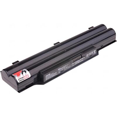 T6 Power Baterie Fujitsu LifeBook LH520, LH530, AH530, E741, PH50, PH521, 6cell (6 Zellen, 5200 mAh), Notebook Akku, Schwarz T6 Power Baterie Fujitsu LifeBook LH520, LH530, AH530, E741, PH50, PH521, 6cell (6 Zellen, 5200 mAh), Notebook Akku, Schwarz