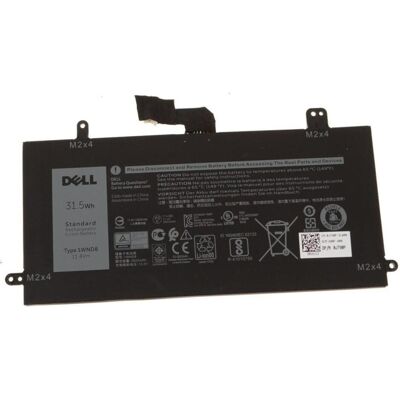 Dell BTRY PRI 31.5WHR 3C LITH SMP (3 Zellen, 2622 mAh), Notebook Akku, Schwarz Dell BTRY PRI 31.5WHR 3C LITH SMP (3 Zellen, 2622 mAh), Notebook Akku, Schwarz