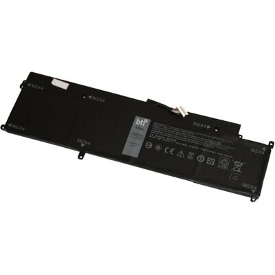 Origin Storage BTI P63NY, Akku, DELL, 13 7370 (4 Zellen, 9610 mAh), Notebook Akku, Schwarz Origin Storage BTI P63NY, Akku, DELL, 13 7370 (4 Zellen, 9610 mAh), Notebook Akku, Schwarz