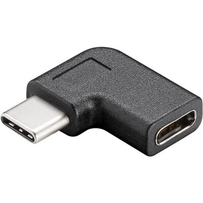 Fuj Tek USB-C Corner Adapter, black (USB Typ-C), Data + Video Adapter, Schwarz Fuj Tek USB-C Corner Adapter, black (USB Typ-C), Data + Video Adapter, Schwarz