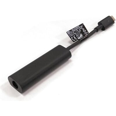 Dell USB-C zu 7.4mm Adapter, Notebook Netzteil, Schwarz Dell USB-C zu 7.4mm Adapter, Notebook Netzteil, Schwarz